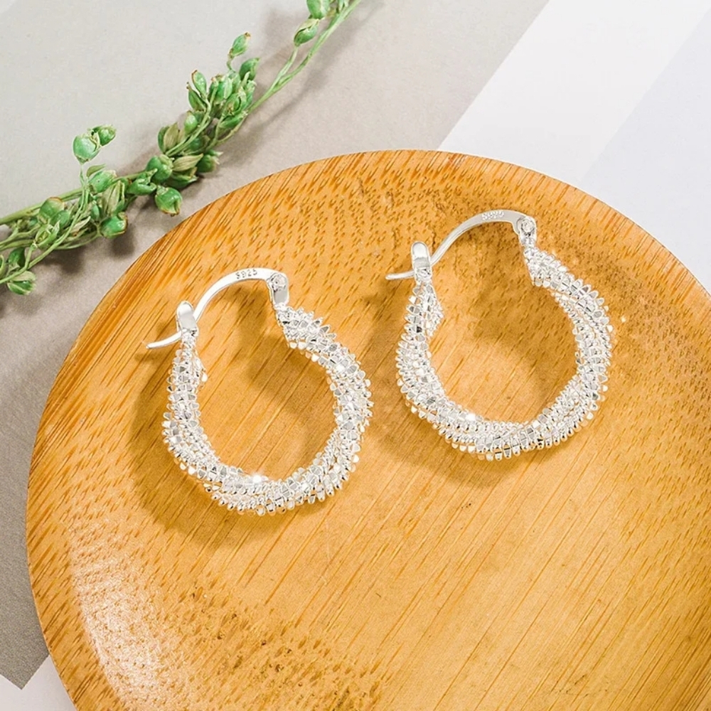 Sterling silver earrings